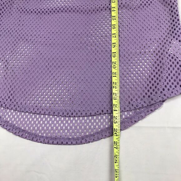 BEBE SPORT WOMEN'S Sport Open Mesh Tank Top Size XL Color Lavender - Picture 7 of 8